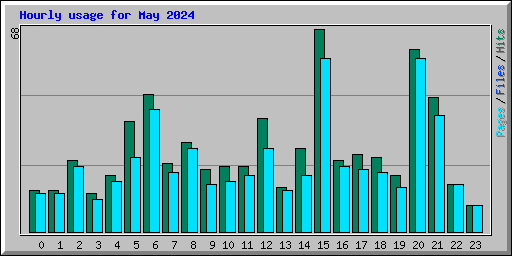 Hourly usage for May 2024